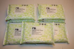 20X BOXED MOTHERCARE NATURAL BABY WIPES (2X BOXES 10PACKS)Condition ReportAppraisal Available on