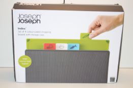 BOXED JOSEPH JOSEPH INDEX SET OF 4 COLOUR CODED CHOPPING BOARDS RRP £49.99Condition