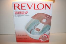 BOXED REVLON PEDIPREP SPA WITH PEDICURE SET RRP £29.99Condition ReportAppraisal Available on