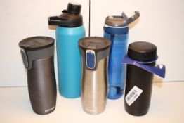 5X ASSORTED UNBOXED DRINKS CONTAINERS TO INCLUDE CONTIGO & OTHER (IMAGE DEPICTS STOCK)Condition