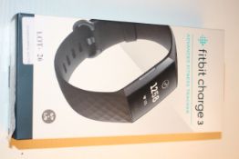 BOXED FITBIT CHARGE 3 ADVANCED FITNESS TRACKER RRP £79.99Condition ReportAppraisal Available on