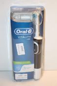 BOXED ORAL B POWERED BY BRAUN VITALITY PLUS TOOTHBRUSH RRP £20.00Condition ReportAppraisal Available