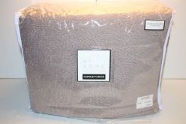 BAGGED AT HOME COLLECTION CUDDLE FLEECE MINK DOUBLE AP368 DOUBLE DUVET COVER & 2 PILLOW