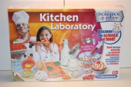 BOXED BRAND NEW CLEMENTONI SCIENCE & PLAY KITCHEN LABORATORY RRP £39.99Condition ReportAppraisal