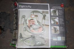 BOXED INGENUITY CONVERTME SWING-2-SEAT RRP £145.00Condition ReportAppraisal Available on Request-