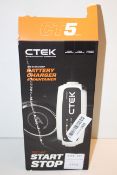 BOXED CTEK BATTERY CHARGER & MAINTAINER SECURE STOP START CT5 SERIES RRP £79.00Condition