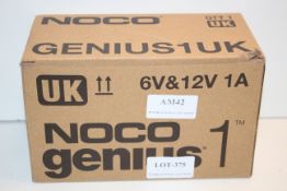 BOXED NOCO GENIUS 1 BATTERY CHARGER + MAINTAINER RRP £69.99Condition ReportAppraisal Available on