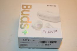 BOXED SAMSUNG GALAXY BUDS+ EAR BUDS RRP £129.00Condition ReportAppraisal Available on Request- All