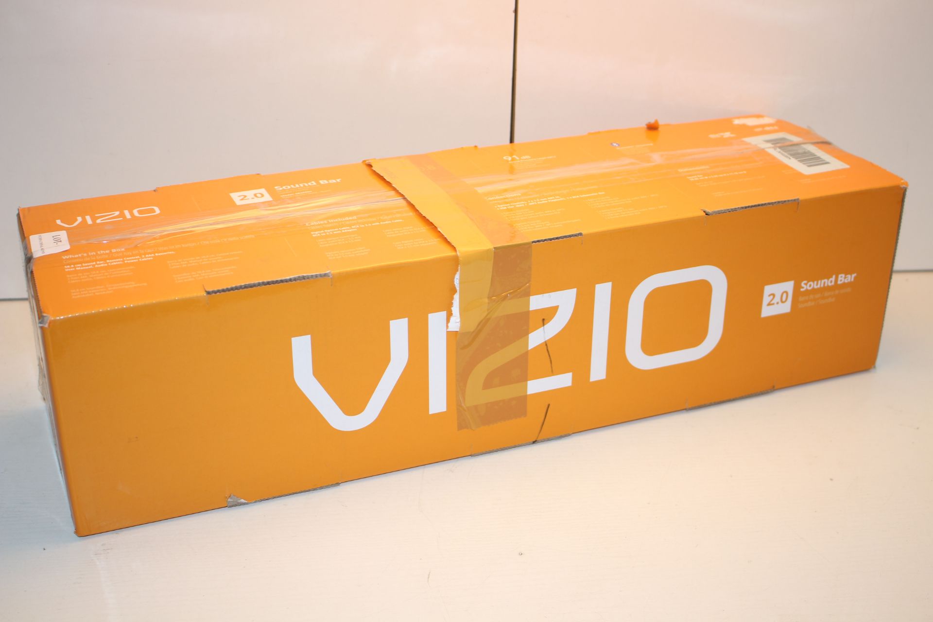 BOXED VIZIO 2.0 SOUND BAR 50.8CM 91DB BLUETOOTH STREAMING MODEL: SB2020N RRP £74.15Condition