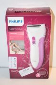 BOXED PHILIPS SATINSHAVE ESSENTIAL WET & DRY ELECTRIC SHAVER FOR LEGSCondition ReportAppraisal