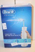 BOXED ORAL B AQUACARE 4 POWERED BY BRAUN ORAL IRRIGATOR RRP £80.90Condition ReportAppraisal