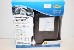 BOXED RING SMART CHARGE PREMIUM+ INTELLIGENT BATTERY CHARGER AND BATTERY ANALYSER 12V 12A RRP £85.