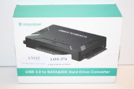 BOXED POSUGEAR USB 3.0 TO SATA & IDE HARD DRIVE CONVERTERCondition ReportAppraisal Available on