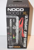 BOXED NOCO BOOST XL GB50 ULTRASAFE JUMP STARTER 12V 1500A RRP £145.38Condition ReportAppraisal