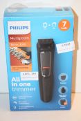 BOXED PHILIPS MULTIGROOM SERIES 3000 MODEL: MGK3747 RRP £27.99Condition ReportAppraisal Available on