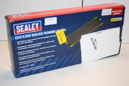 BOXED SEALEY 12V/1.5W SOLAR POWER PANEL MODEL NO. SPP01 RRP £21.09Condition ReportAppraisal