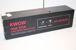 BOXED KWOW ONE STEP HAIR DRYER AND STYLER HOT AIR BRUSH Condition ReportAppraisal Available on