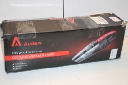 BOXED AUDEW WET & DRY HANDHELD CORDLESS VACUUM CLEANER RRP £27.89Condition ReportAppraisal Available