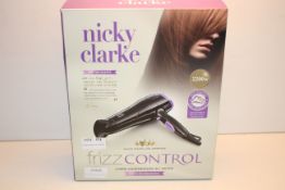 BOXED NICKY CLARKE FRIZZ CONTROL 2200W LIGHTWEIGHT DC DRYER IONIC TECHNOLOGY Condition