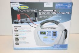 BOXED RING POWERING AUTOMATIC STANDARD CHARGE 12, 12AMP BATTERY CHARGER RRP £85.00Condition