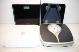 4X ASSORTED UNBOXED BATHROOM SCALES BY SALTER, ETEKCITY & OTHER (IMAGE DEPICTS STOCK)Condition