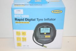 BOXED RING RTC1000 RAPID DIGITAL TYRE INFLATOR 12V DC RRP £43.52Condition ReportAppraisal