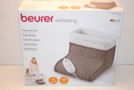 BOXED BEURER WELLBEING FOOT WARMER MODEL: FW 20 TAUPE RRP £44.99Condition ReportAppraisal