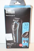 BOXED BRAUN BEARD TRIMMER 3 RRP £79.99Condition ReportAppraisal Available on Request- All Items