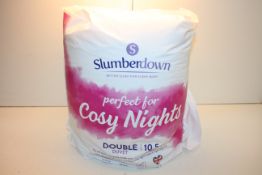 BAGGED SLUMBERDOWN COSY NIGHTS DOUBLE DUVET 10.5TOG RRP £23.50Condition ReportAppraisal Available on