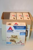 5X BOXES OF 4MULTI-PACKS (100BARS TOTAL) ATKINS LOWER CARB COOKIES & CREAM BARS Condition