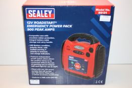 BOXED SEALEY 12V ROADSTART EMERGENCY POWERPACK 900 PEAK AMPS RRP £115.00Condition ReportAppraisal