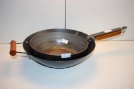 2X UNBOXED PANS BY KEN HOM & DE BUYER (IMAGE DEPICTS STOCK)Condition ReportAppraisal Available on