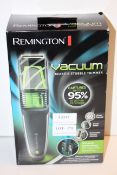 BOXED REMINGTON VACUUM BEARD & STUBBLE TRIMMER RRP £46.66Condition ReportAppraisal Available on