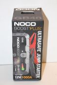 BOXED NOCO BOOST PLUS GB40 ULTRASAFE JUMP STARTER 12V 1000A RRP £123.99Condition ReportAppraisal