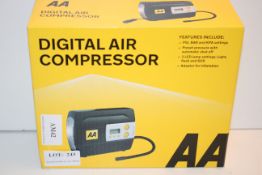 BOXED AA DIGITAL AIR COMPRESSOR RRP £29.99Condition ReportAppraisal Available on Request- All