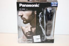 BOXED PANASONIC WET/DRY WASHABLE BEARD TRIMMER MODEL: ER-GB42-K RRP £29.99Condition