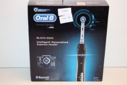 BOXED ORAL B SMARTSERIES POWERED BY BRAUN BLACK 6500 BLUETOOTH TOOTHBRUSH RRP £129.00Condition