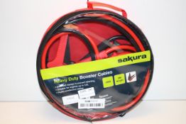 BAGGED SAKURA HAEVY DUTY BOOSTER CABLES RRP £19.99Condition ReportAppraisal Available on Request-