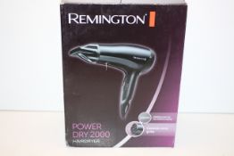 BOXED REMINGTON POWER DRY 2000 HAIR DRYER RRP £27.99Condition ReportAppraisal Available on