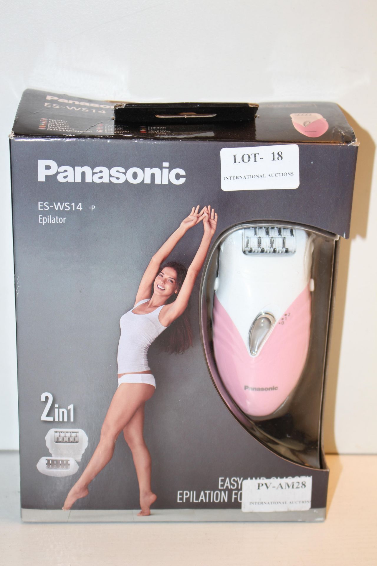 BOXED PANASONIC ES-WS14-P EPILATOR RRP £36.29Condition ReportAppraisal Available on Request- All