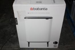 BOXED BRABANTIA BO TOUCH BIN HI, WITH 2 INNER BUCKETS (2X 30LITRE)Condition ReportAppraisal