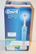 BOXED ORAL B POWERED BY BRAUN VITALITY PLUS TOOTHBRUSH RRP £20.00Condition ReportAppraisal Available