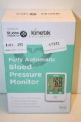 BOXED KINETIK WELLBEING FULLY AUTOMATIC BLOOD PRESSURE MONITOR RRP £19.99Condition ReportAppraisal