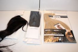 3X ASSORTED HAIR EXTENSIONS (IMAGE DEPICTS STOCK)Condition ReportAppraisal Available on Request- All