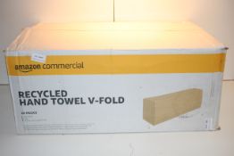 BOXED AMAZON COMMERCIAL RECYCLED HAND TOWEL V-FOLDCondition ReportAppraisal Available on Request-