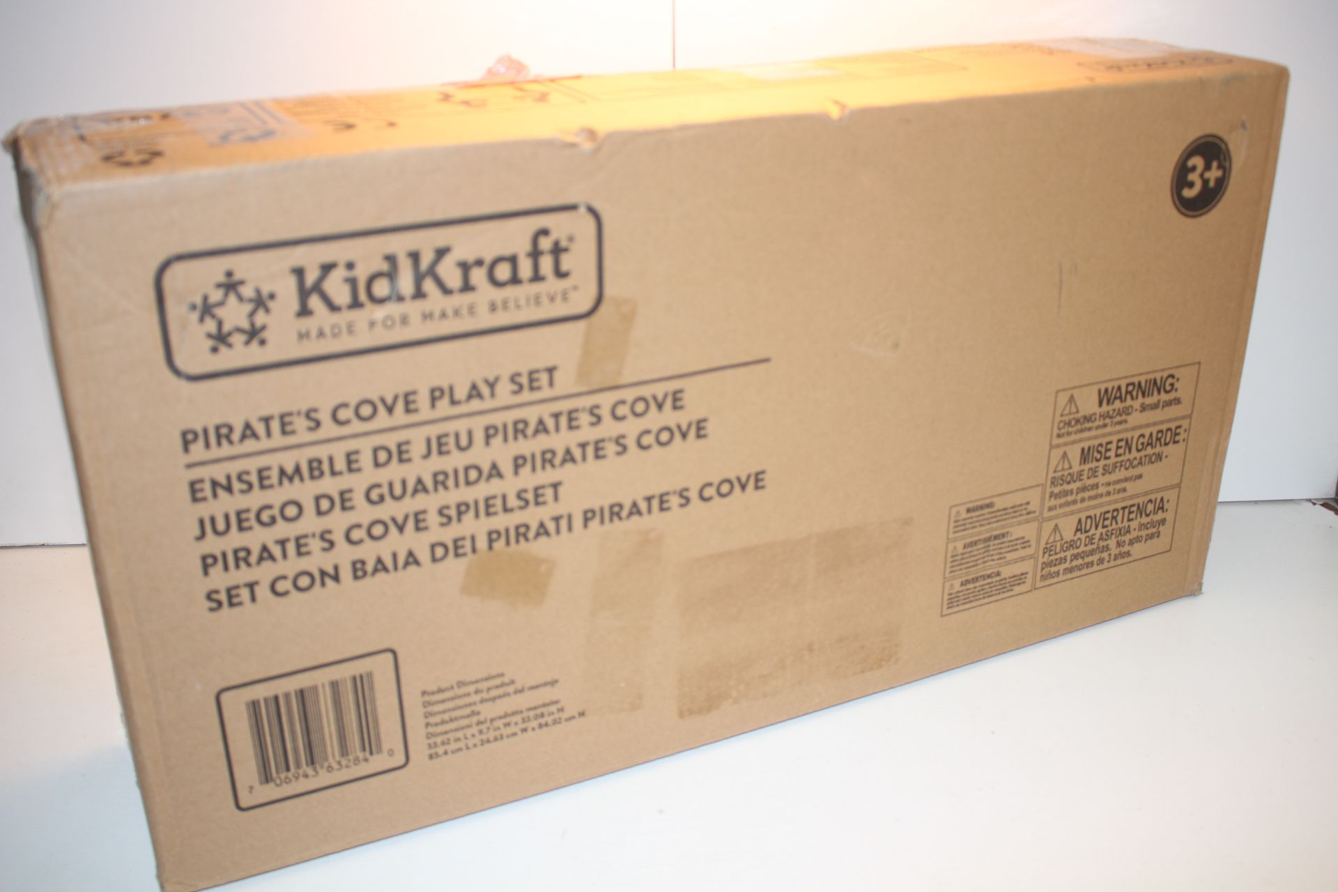 BOXED KIDDIKRAFT PIRATE'S COVE PLAY SET 3+ RRP £145.90Condition ReportAppraisal Available on