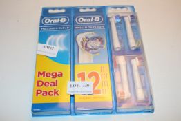 BOXED ORAL B PRECISION CLEAN MEGA DEAL PACK 12 HEADSCondition ReportAppraisal Available on