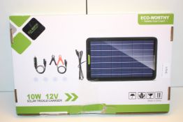 BOXED ECO-WORTHY SOLAR TRICKLE CHARGER 10W 12V RELIABLE SOLAR EXPERT Condition ReportAppraisal