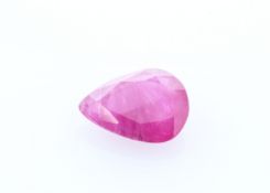 Loose Pear Shape Burmese Ruby 1.04 Carats - Valued by AGI £3,120.00 - Loose Pear Shape Burmese