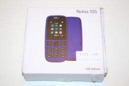 BOXED NOKIA 105 4TH EDITION MOBILE PHONE RRP £17.95Condition ReportAppraisal Available on Request-